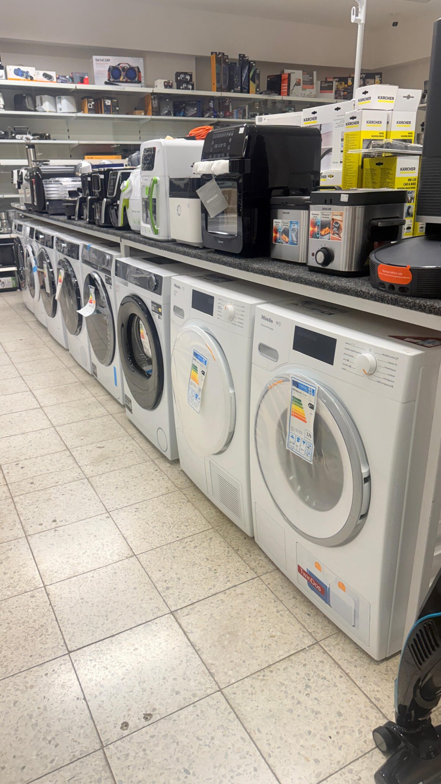 Pračky s předním plněním v prodejně Elektro Chovaniok