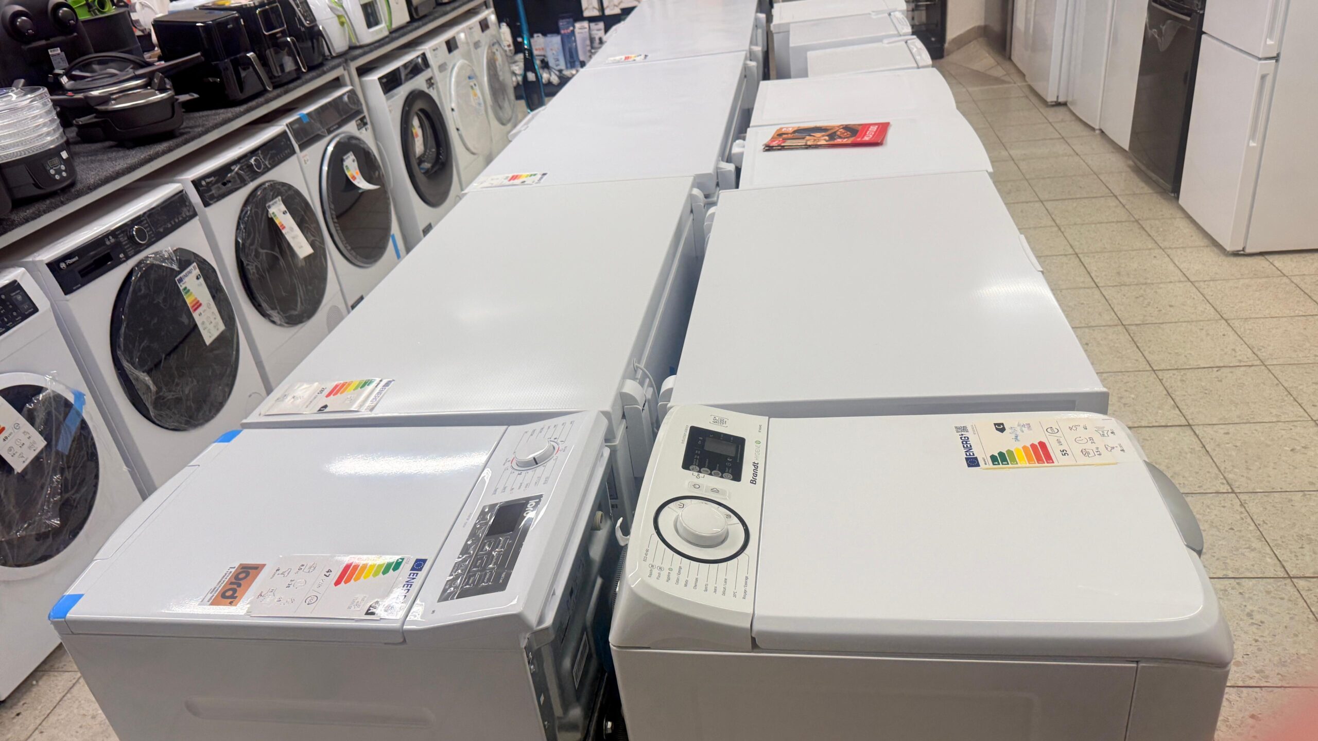 Pračky s horním plněním v prodejně Elektro Chovaniok